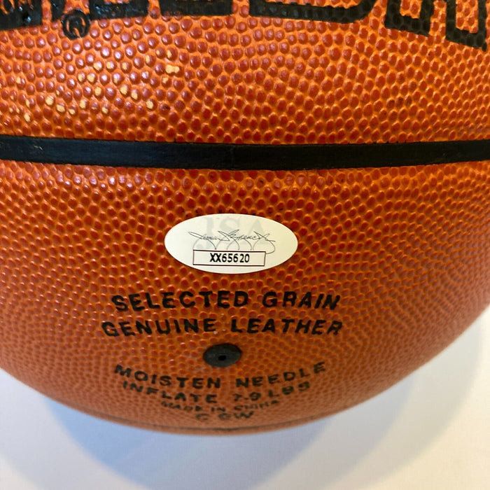 1976-77 Portland Trail Blazers NBA Champs Team Signed Basketball UDA JSA COA