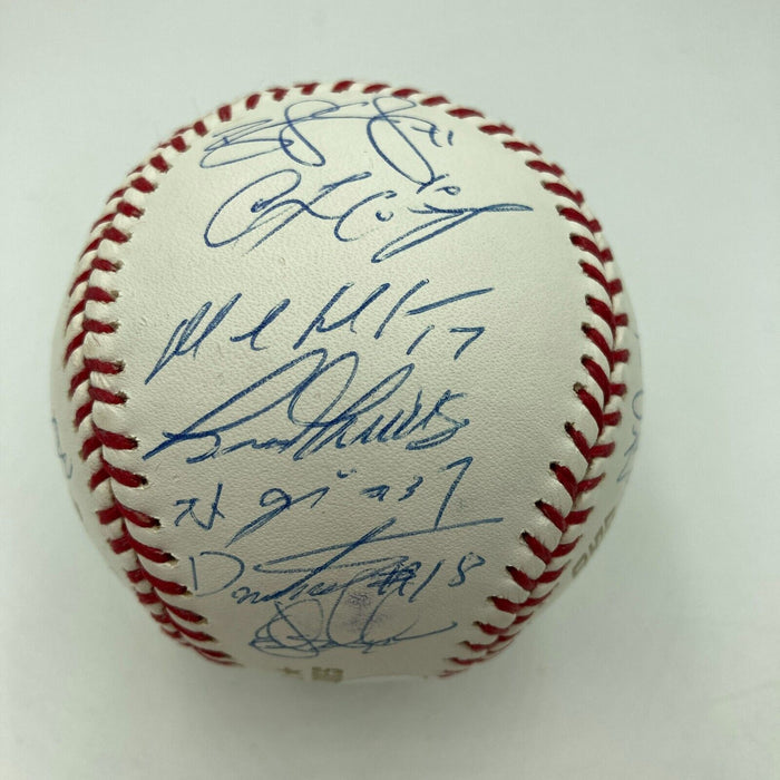 2007 Boston Red Sox World Series Champs Team Signed W.S. Baseball JSA COA