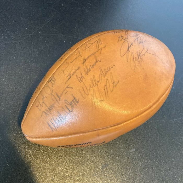 1965 Green Bay Packers Super Bowl Champs Team Signed Football JSA Vince  Lombardi