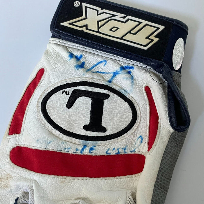 David Ortiz Signed 2004 Game Used Batting Glove Steiner COA