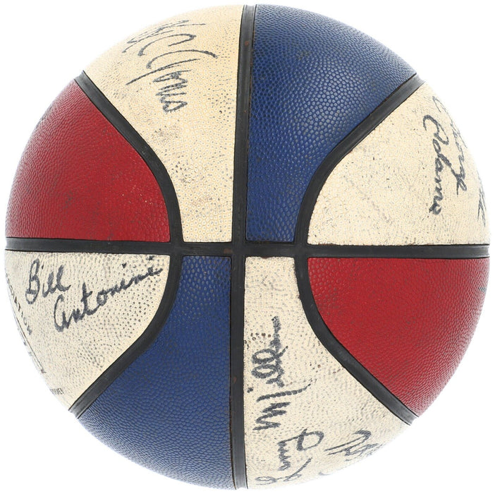 1972-73 San Diego Conquistadors Team Signed Official ABA Game Basketball JSA COA