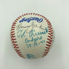 Vin Scully Ernie Harwell Sparky Anderson LA Dodgers Legends Signed Baseball JSA