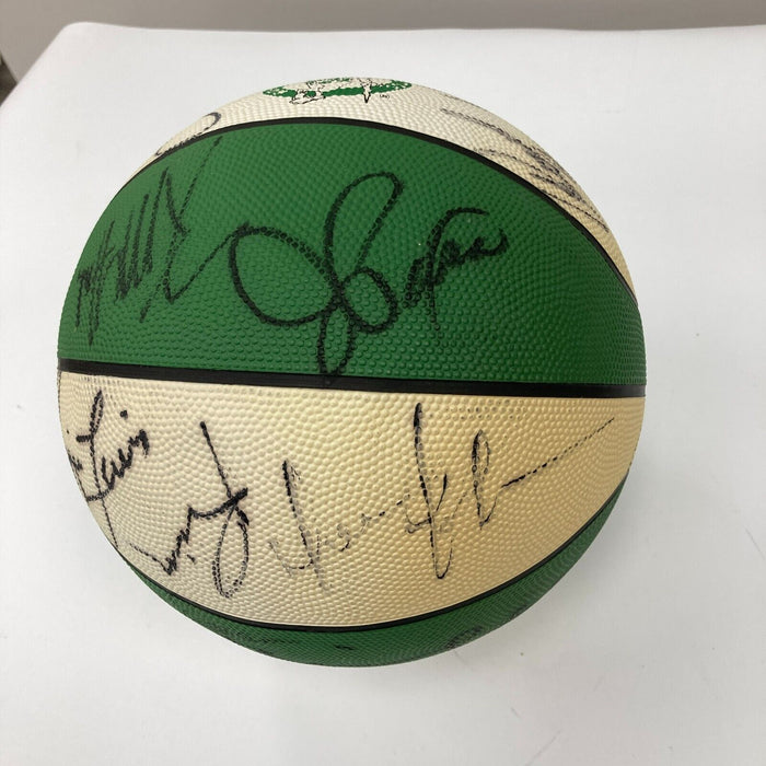 1988-89 Boston Celtics Team Signed Basketball Larry Bird JSA COA
