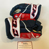Alexander Ovechkin Signed Authentic CCM Game Model Hockey Gloves JSA COA