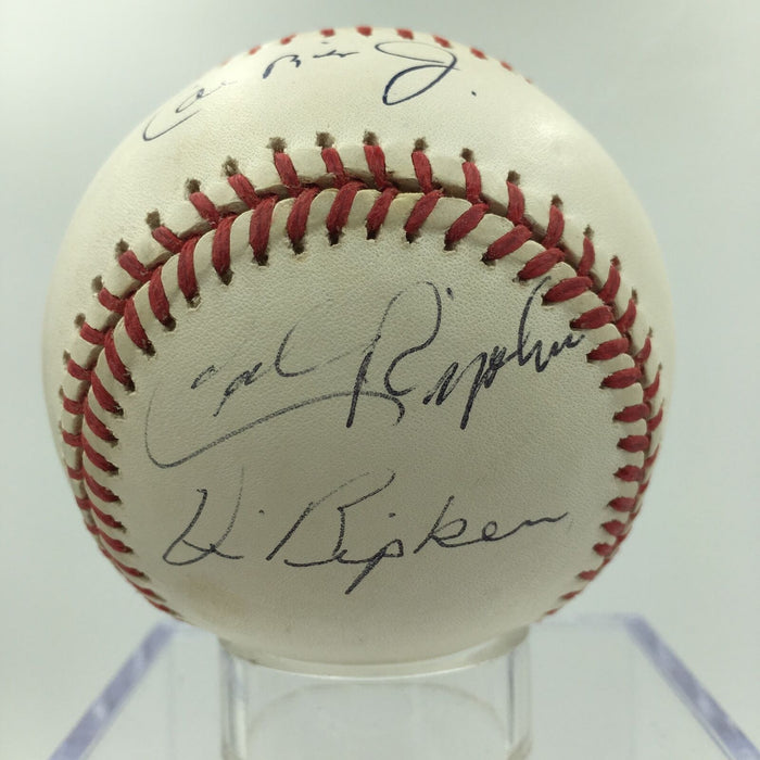 Bill Ripken, Cal Ripken Jr. & Cal Sr. Autographed Official AL Baseball
