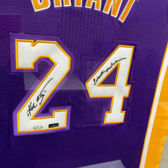 Kobe Bryant "Black Mamba" Signed #24 Authentic Los Angeles Lakers Jersey Panini