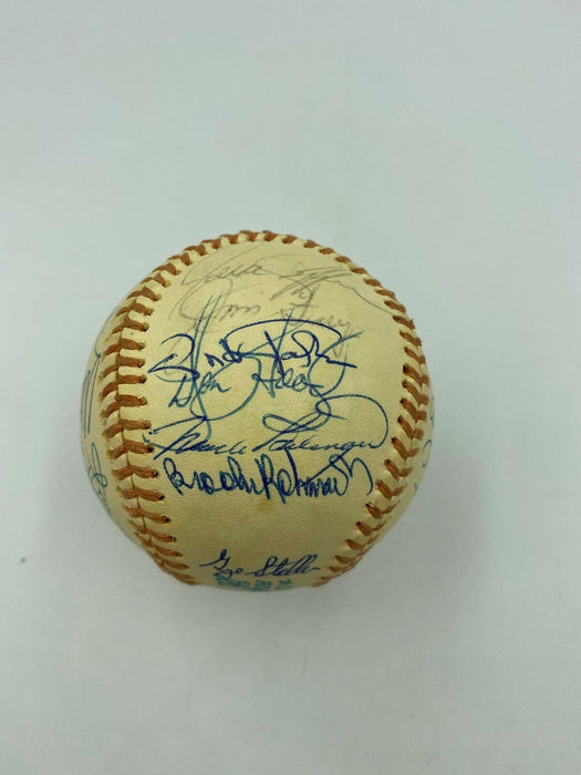 Nice 1974 Baltimore Orioles Team Signed American League Baseball JSA COA