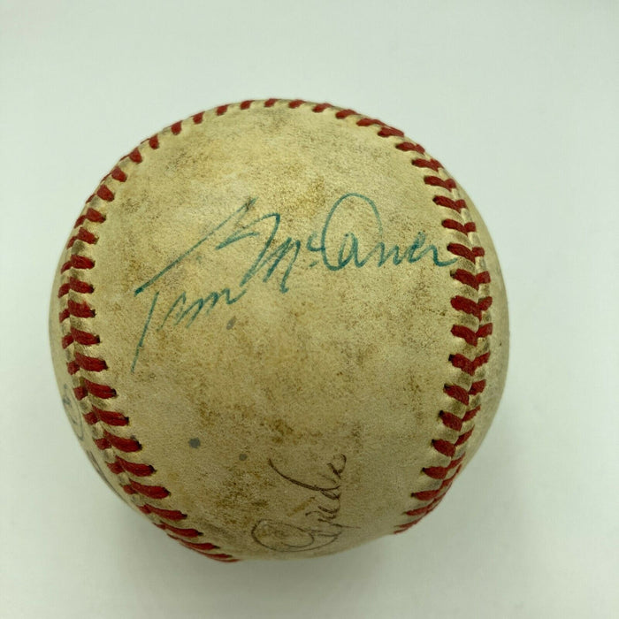 1968 St. Louis Cardinals National League Champs Team Signed Baseball JSA COA