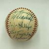 Beautiful 1956 Milwaukee Braves Team Signed American league Baseball JSA COA