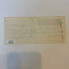 Sammy Baugh Signed Autographed Original 1974 Check With JSA COA