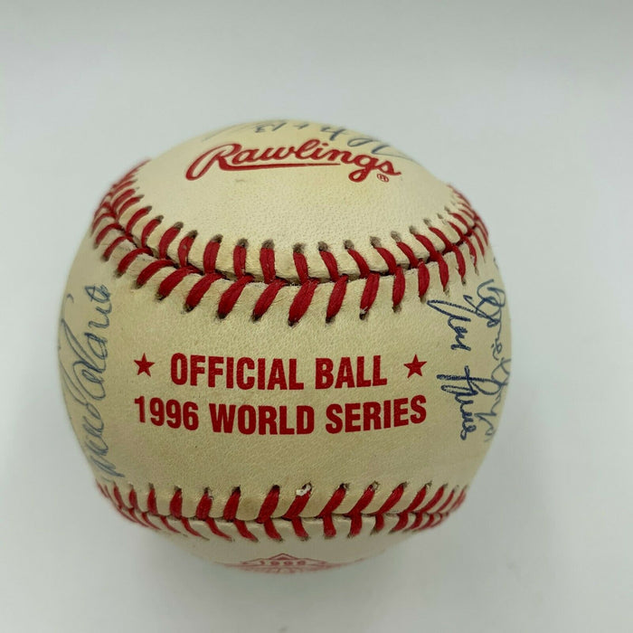 1996 New York Yankees W.S. Champs Team Signed World Series Baseball With JSA COA