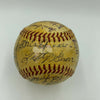 Cy Young Jimmie Foxx Tris Speaker Hall Of Fame Signed Baseball 27 Sigs PSA & JSA