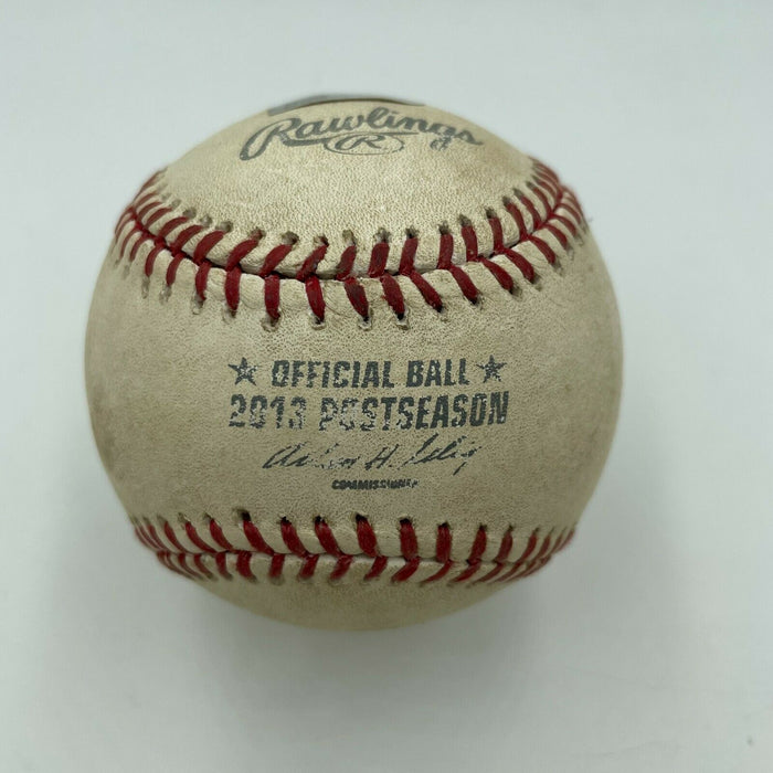 David Ortiz Signed 2013 Postseason ALCS Game Used Baseball PSA DNA COA