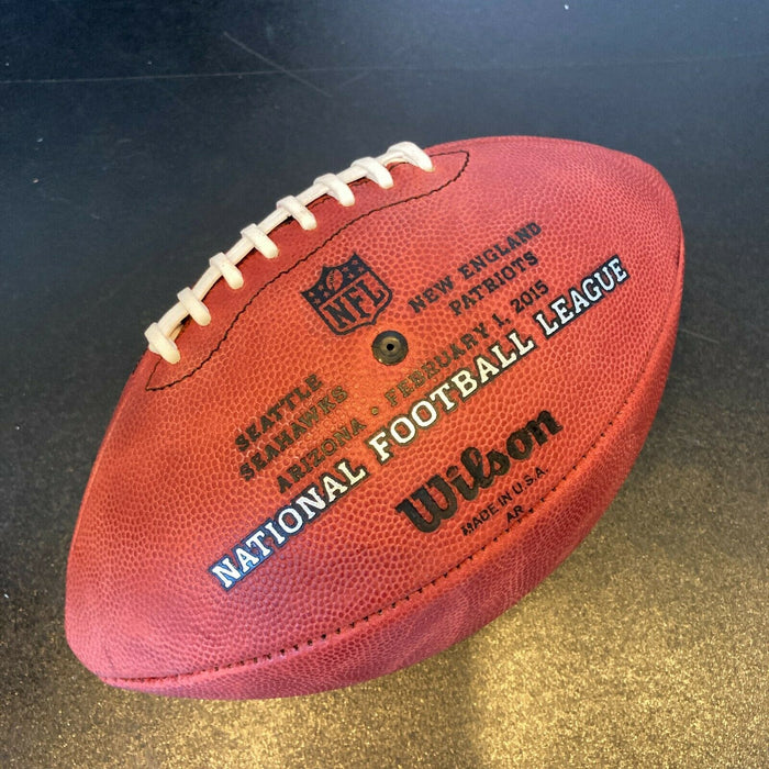 Tom Brady 2014 New England Patriots Super Bowl Champs Signed Football Fanatics