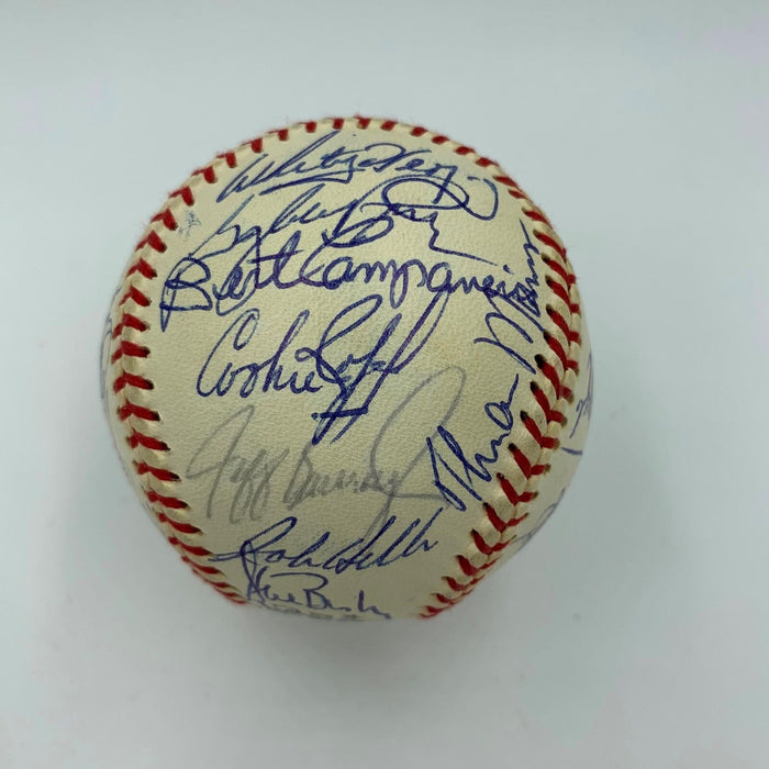 The Finest 1974 All Star Game Team Signed Baseball Thurman Munson 32 Sigs JSA