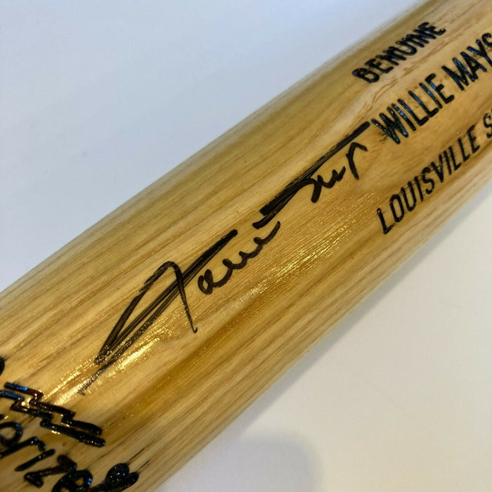 Willie Mays Signed Louisville Slugger Game Model Baseball Bat With JSA COA