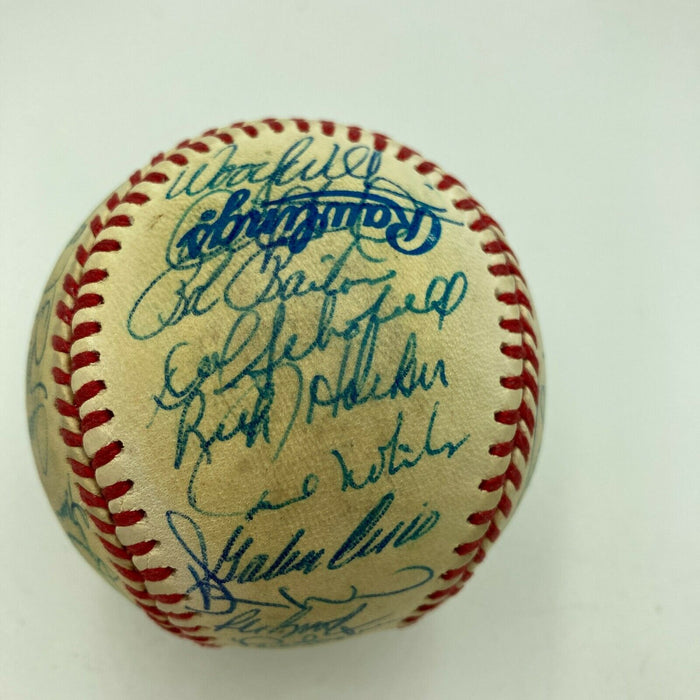 1993 Toronto Blue Jays World Series Champs Team Signed Baseball JSA COA