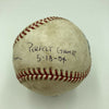 Historic Randy Johnson 2004 Perfect Game Signed Inscribed Game Used Baseball JSA