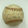 Rare 1943 New York Yankees World Series Champs Team Signed Baseball JSA COA