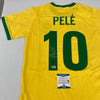 Pele Signed Autographed Brazil Soccer Jersey With Beckett COA