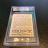 Red Grange Signed 1933 Goudey Sport Kings Rookie RC RP Card Beckett BGS COA RARE