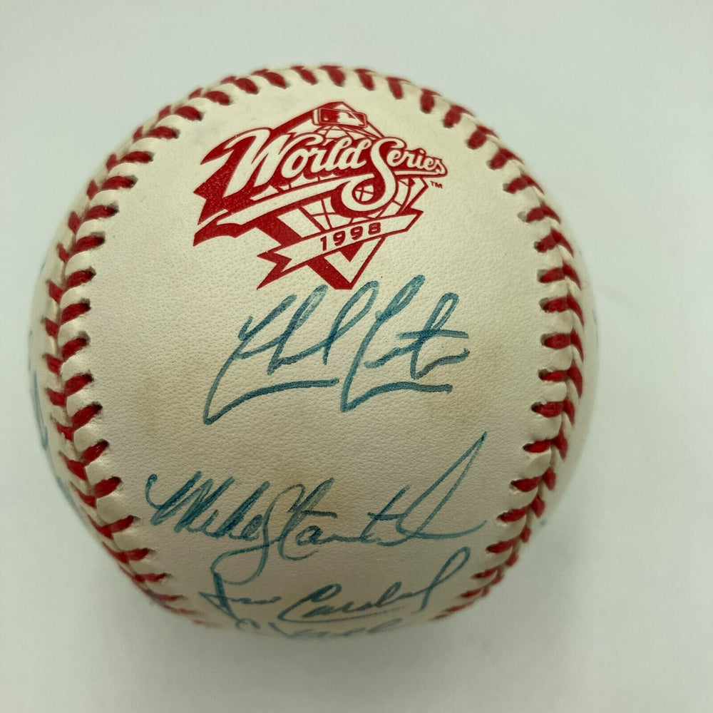 1998 New York Yankees World Series Champs Team Signed W.S. Baseball