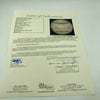 Walt Alston "Smokey" Single Signed Vintage 1950's Baseball With JSA COA