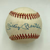 Mickey Mantle Signed American League Baseball PSA DNA Graded 8 Near Mint