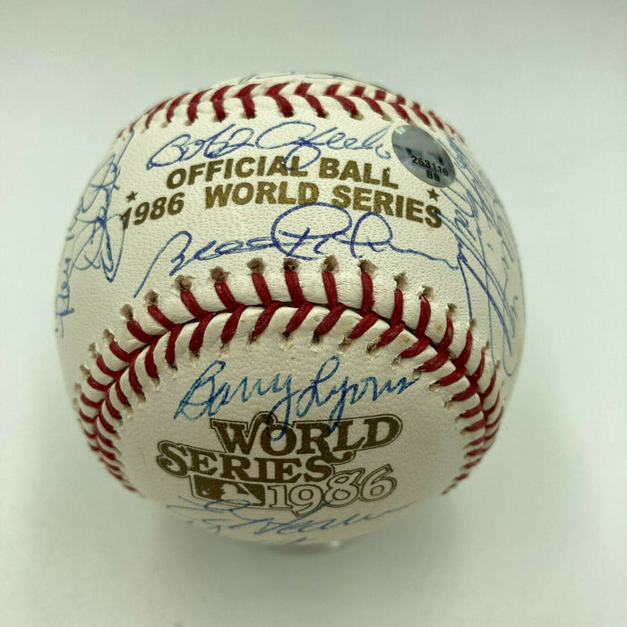 1986 New York Mets Team Signed 1986 World Series Baseball MLB Authenticated