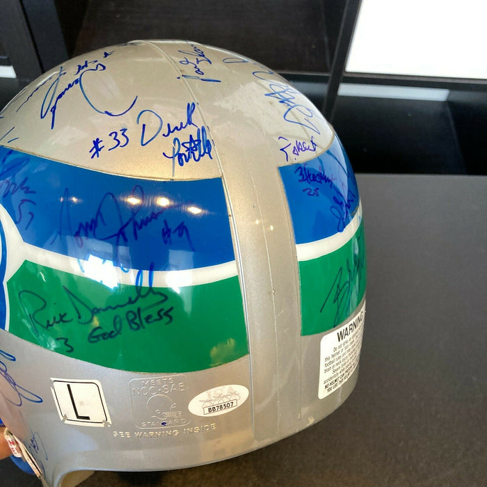 1990 Seattle Seahawks Team Signed Full Size Helmet 30+ Signatures With JSA COA