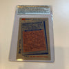 1982 Topps Harmon Killebrew Signed Baseball Card CAS Certified Auto