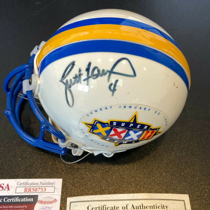 Brett Favre Signed Authentic Riddell 1998 Super Bowl Mini Helmet With JSA COA