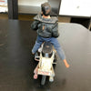 Henry Winkler Signed 1976 Happy Days Fonzie Action Figure With Motorcycle