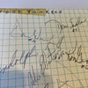 1982 New York Yankees Team Signed Autographed Sheet
