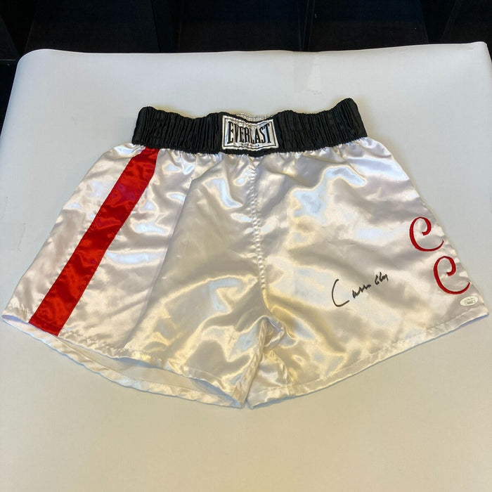 Muhammad Ali Cassius Clay Signed Boxing Trunks Shorts JSA Graded 10 GEM MINT
