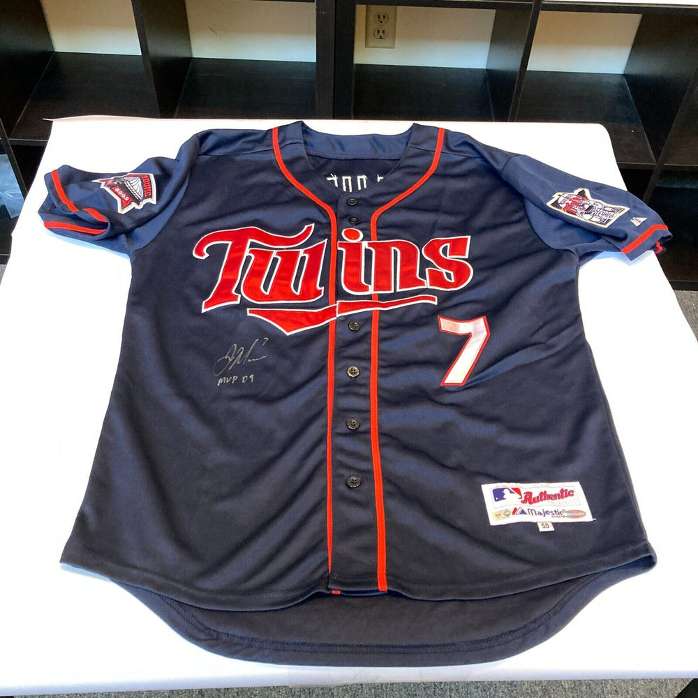 Joe Mauer Signed Minnesota Twins Jersey PSA DNA Coa Autographed