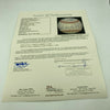 2001 Atlanta Braves Team Signed MLB Baseball Chipper Jones Greg Maddux JSA COA