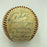 1959 Cleveland Indians Team Signed American League Baseball Joe Gordon JSA COA