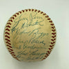 1959 Cleveland Indians Team Signed American League Baseball Joe Gordon JSA COA