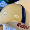Vintage Johnny Unitas Signed Authentic Full Size Colts Game Model Helmet JSA COA