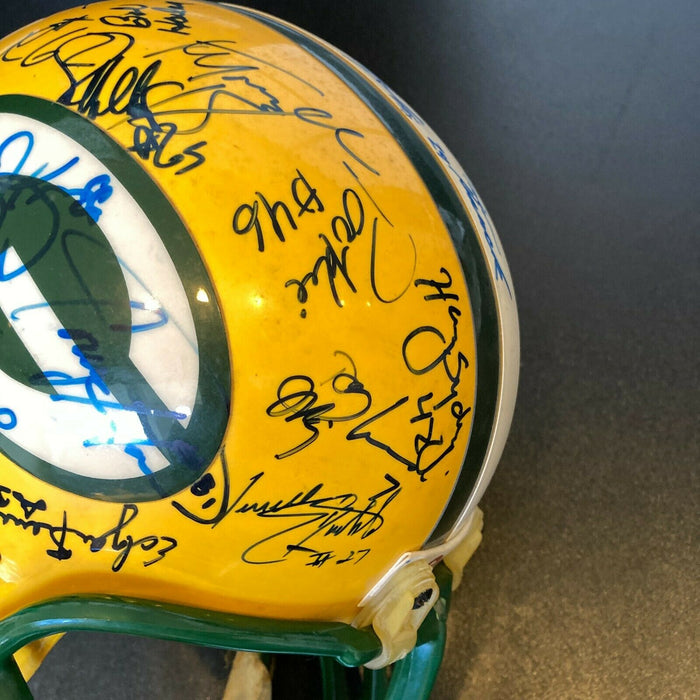 1992 Green Bay Packers Team Signed Full Size Helmet Brett Favre Rookie JSA COA