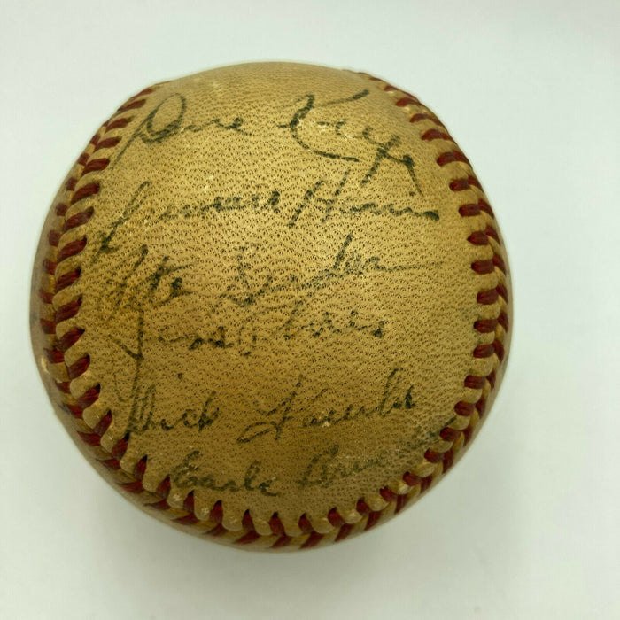 Al Simmons & Connie Mack 1940 Philadelphia Athletics Team Signed AL Baseball