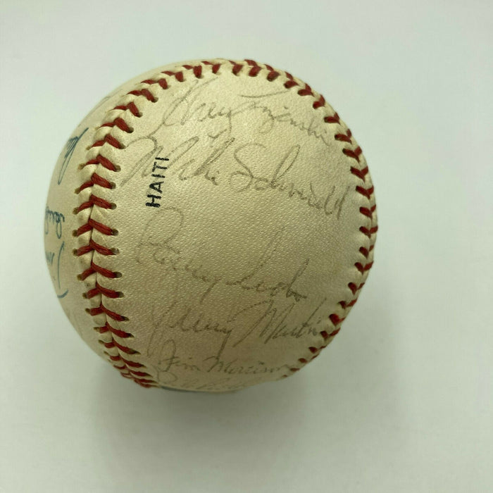 Mike Schmidt 1980's Philadelphia Phillies Team Signed Baseball