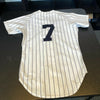 Mickey Mantle & Joe Dimaggio Yankees Hall Of Fame Legends Signed Jersey JSA COA