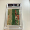 1954 Topps Willie Mays Signed Autographed Porcelain Baseball Card PSA DNA