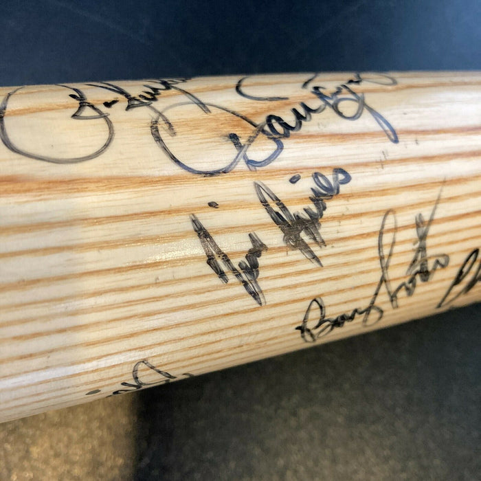 1991 Chicago White Sox Team Signed Bat Bo Jackson Frank Thomas Tim Raines JSA