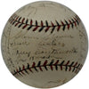 The Finest 1933 NY Giants World Series Champs Team Signed Baseball Mel Ott JSA