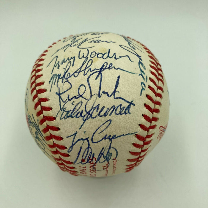 Beautiful 1988 Los Angeles Dodgers World Series Champs Team Signed Baseball JSA