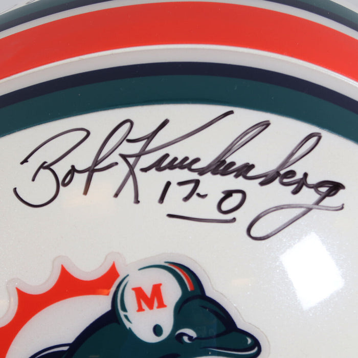 1972 Miami Dolphins Super Bowl Champs Team Signed Riddell Helmet JSA COA