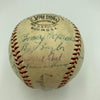 Willie Mays 1954 New York Giants World Series Champs Team Signed Baseball PSA